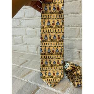 Chereskin HULA DANCE Pineapple SILK NECKTIE TIE NWT